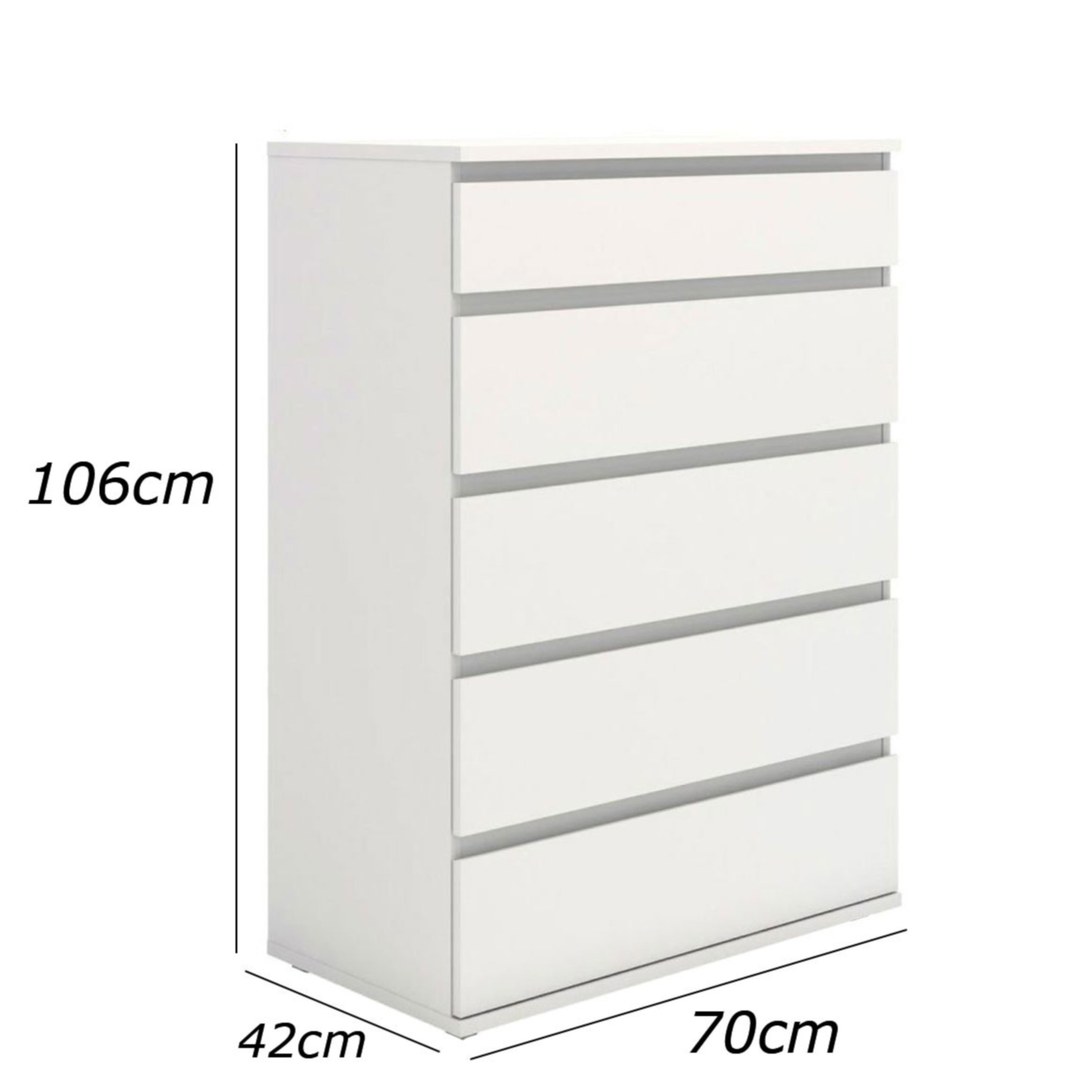 وحدة أدراج 106×70سم - FAN771