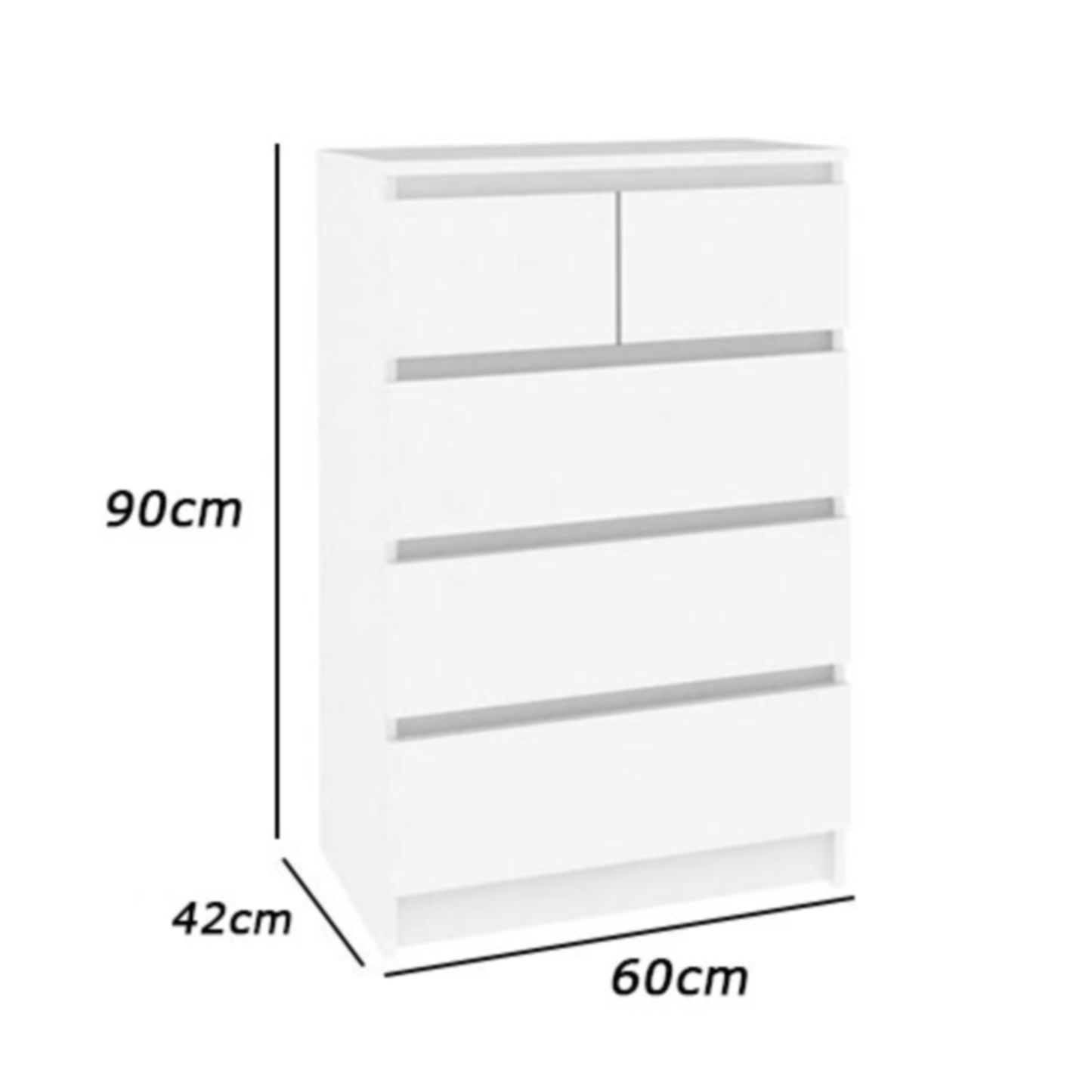 وحدة أدراج 90×42سم - FAN797