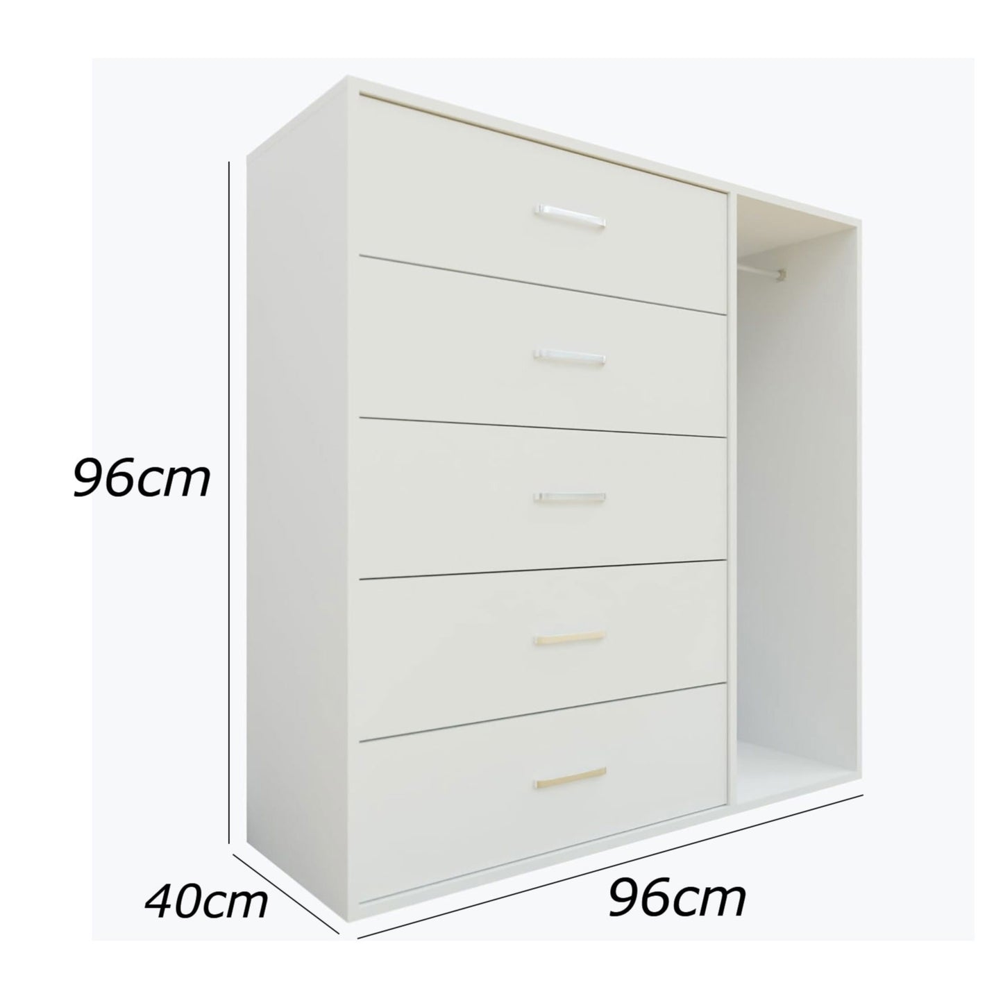 وحدة أدراج 96×40سم - FAN836