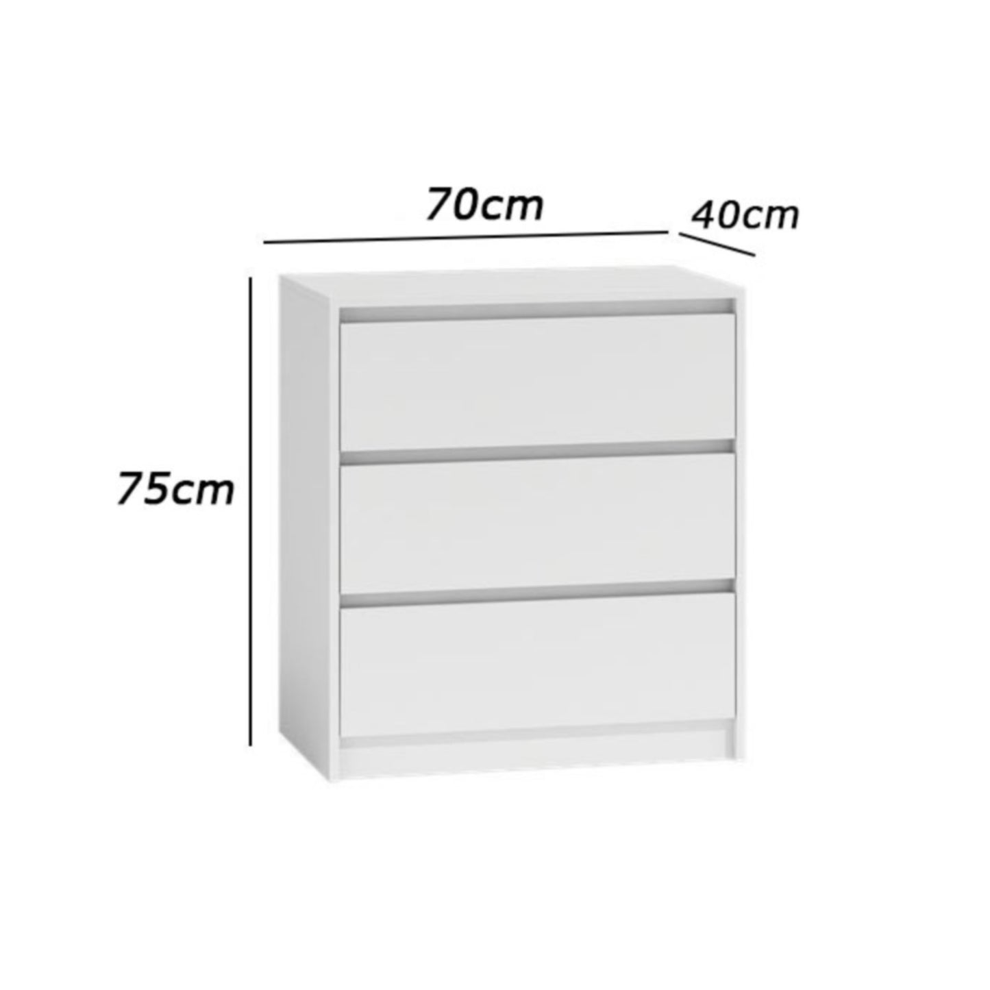 وحدة أدراج 70×40سم - FAN838