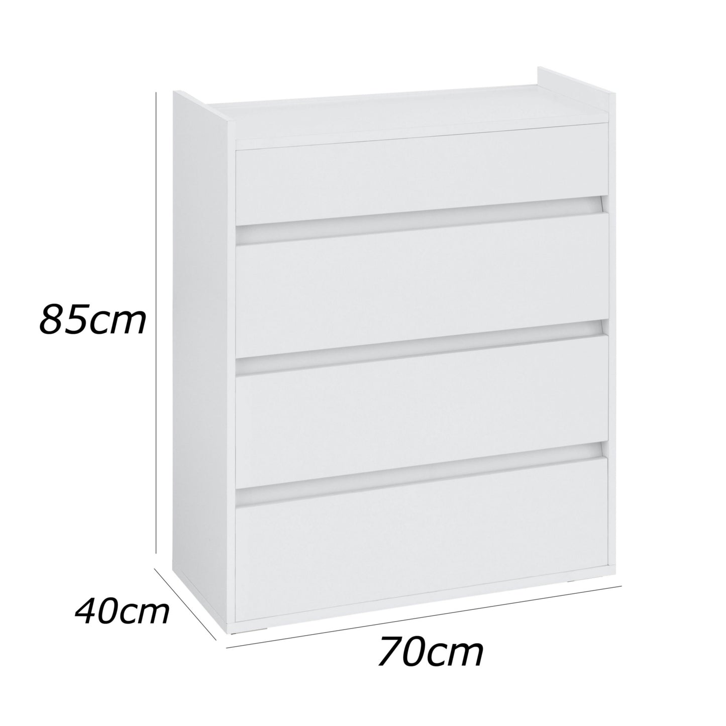 وحدة أدراج 85×70سم - FAN898