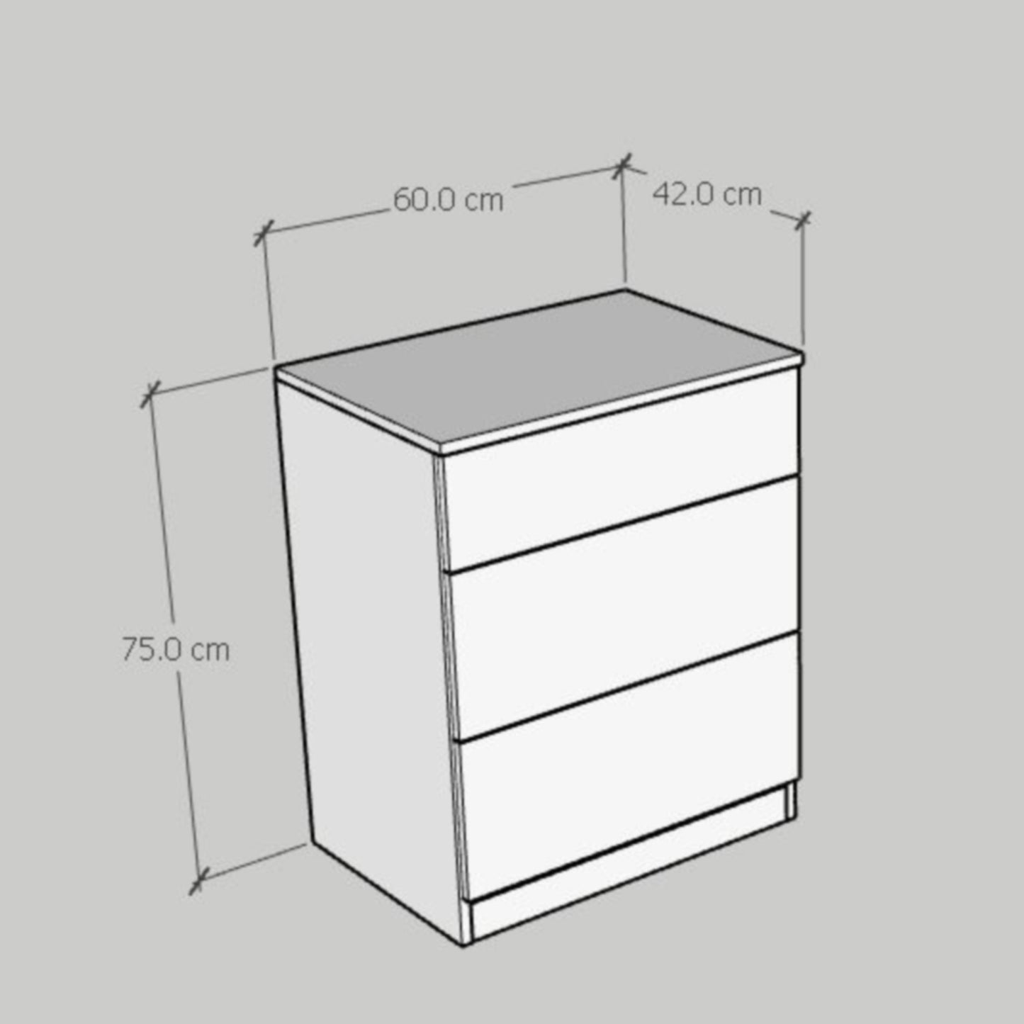 Drawer unit 75x60cm - FAN904