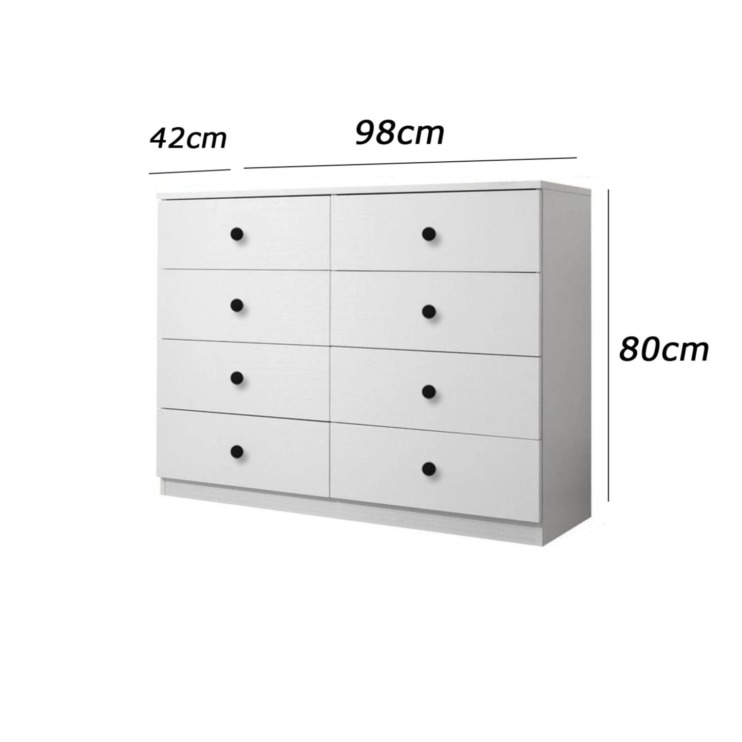 وحدة أدراج 98×80سم - FAN907