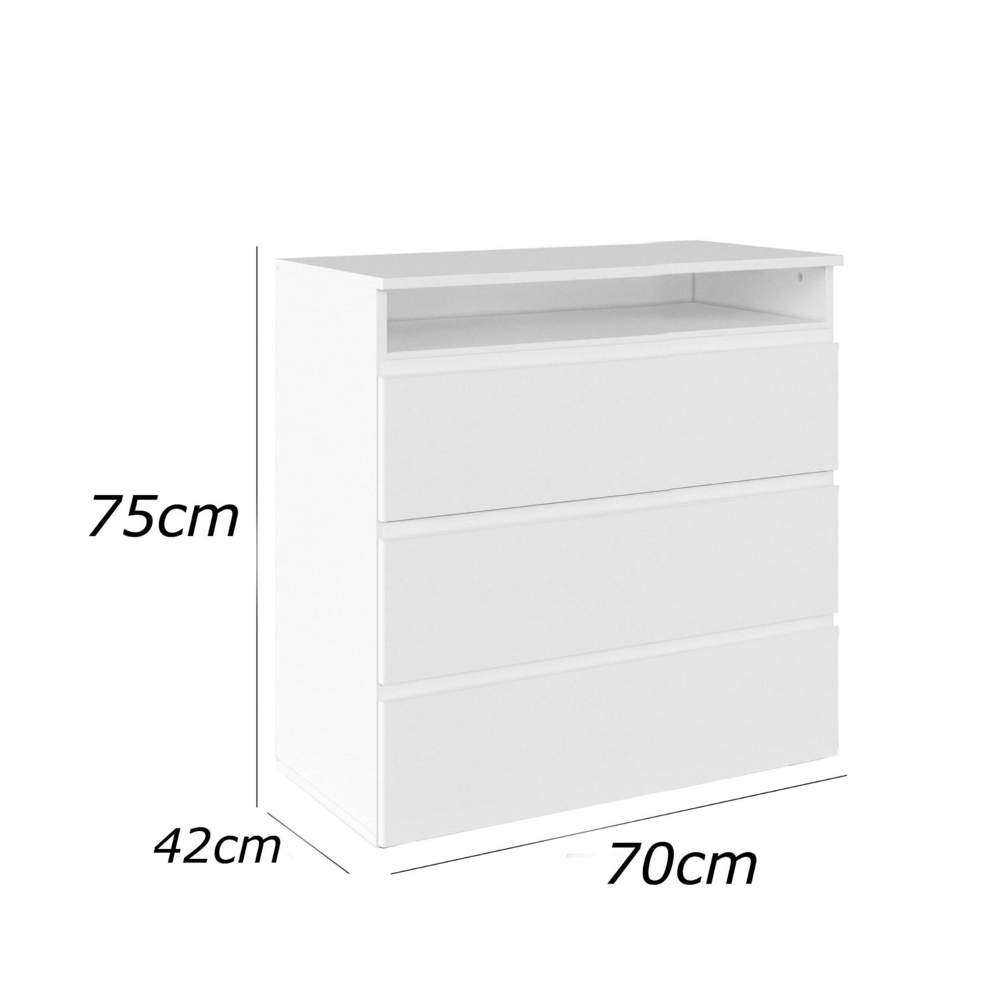 وحدة أدراج 75×70سم - FAN908