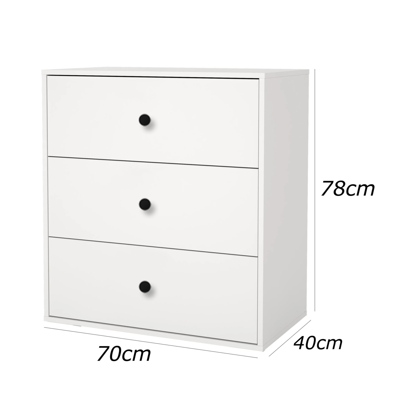 وحدة أدراج 78×70سم - FAN716