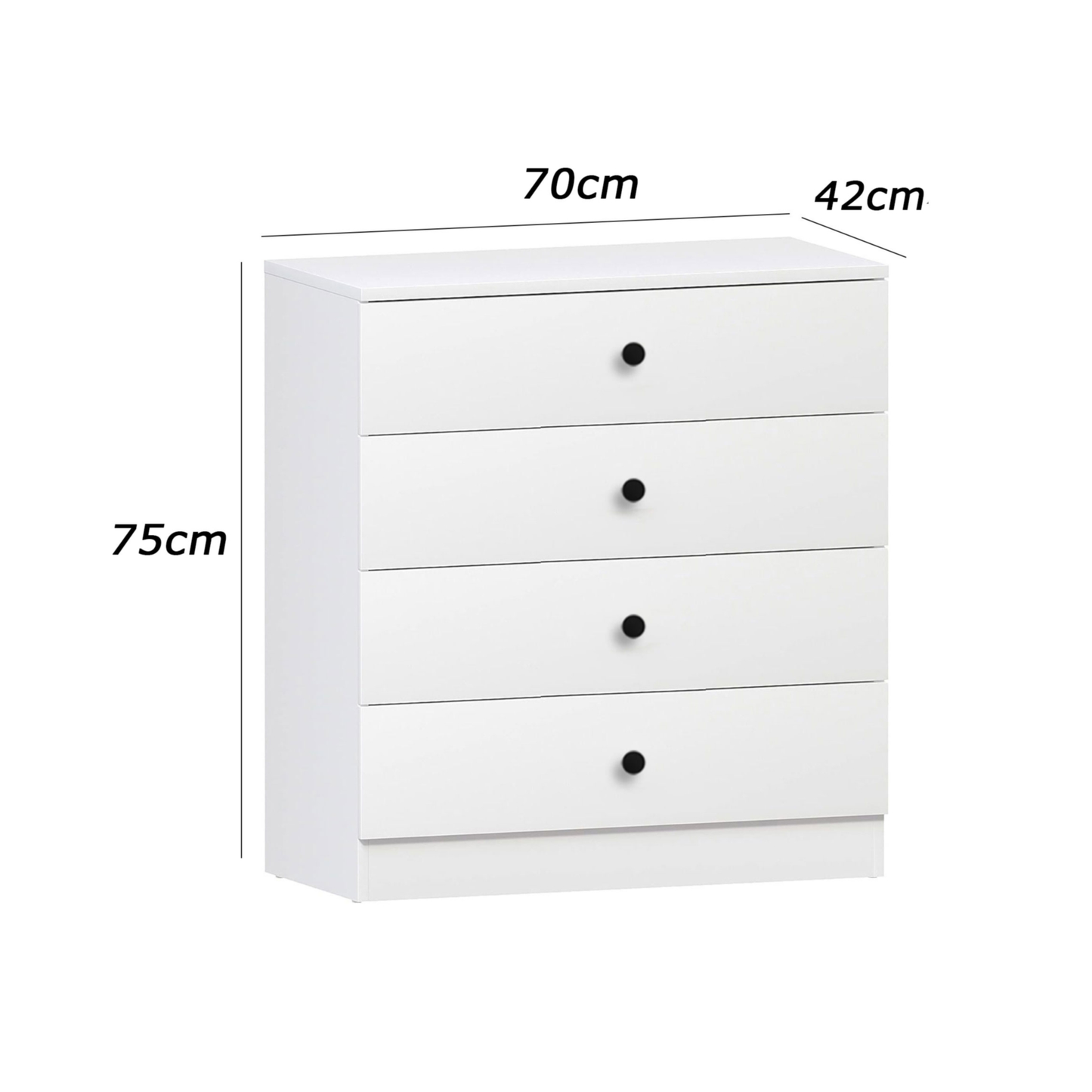 وحدة أدراج 75×70سم - FAN928