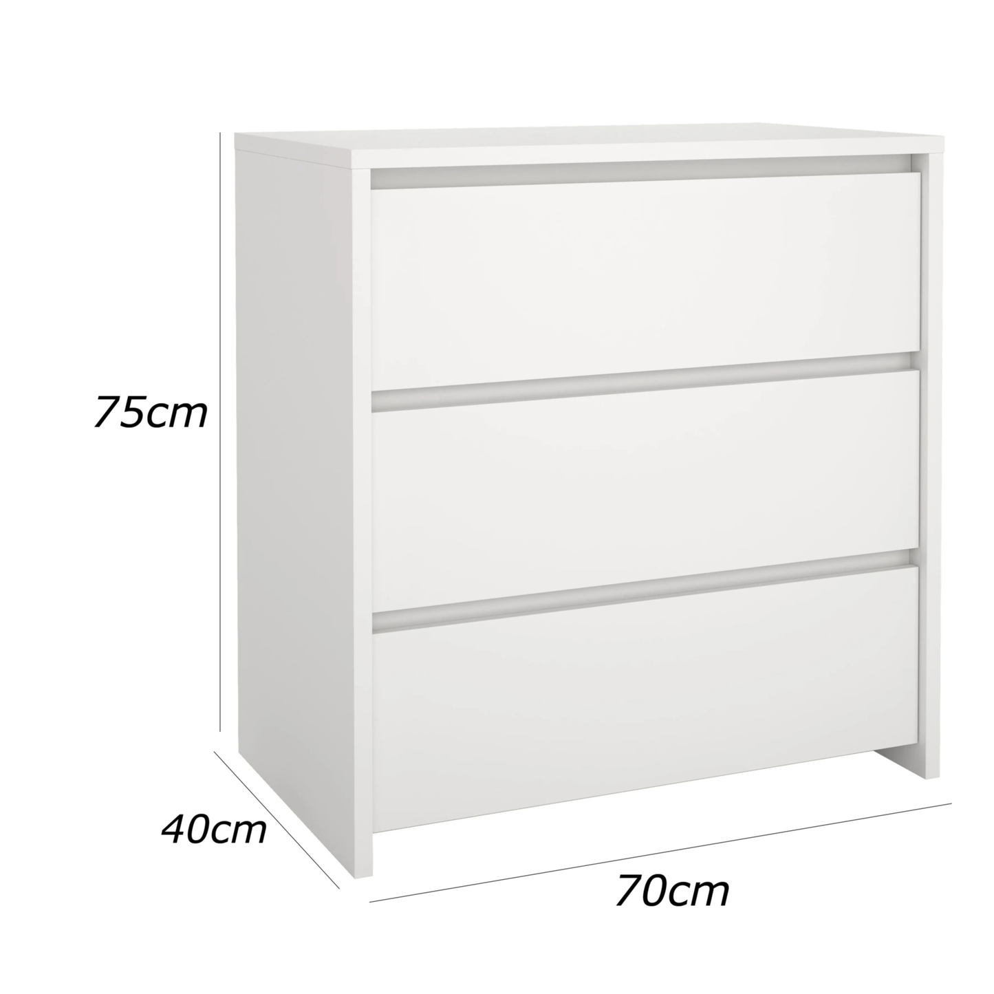 وحدة أدراج 75×70سم - FAN749