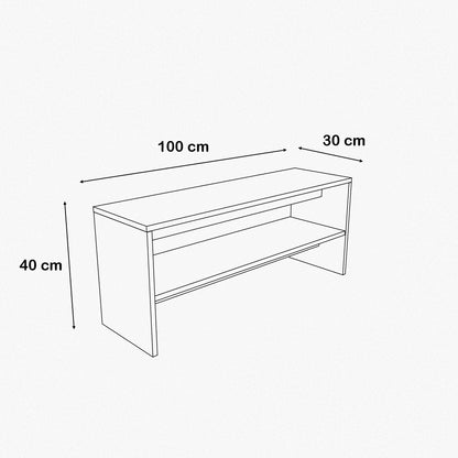 TV table 30 x 100 cm - ZAF126