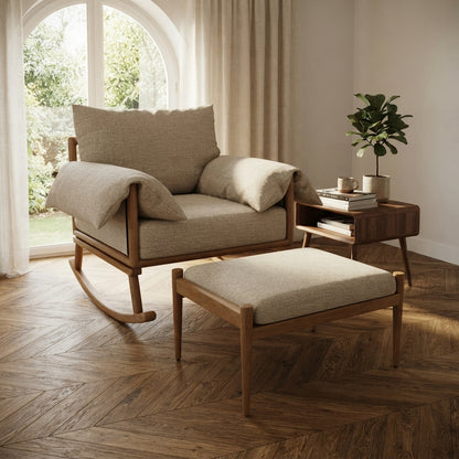 كرسي هزاز مع بوف