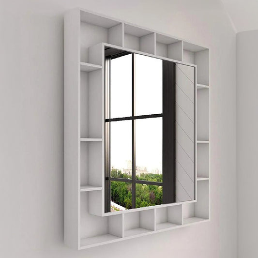 مرايا مع ارفف ديكور