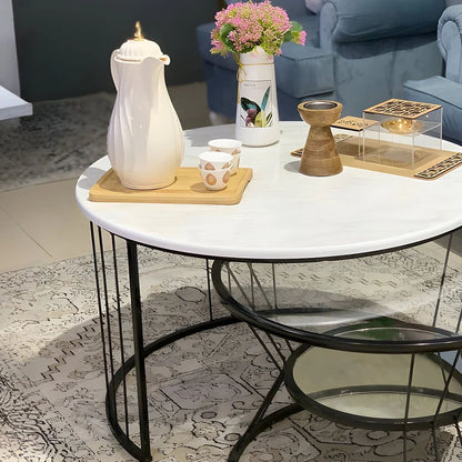 Coffee tables set - 2 pieces - HIN189