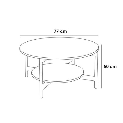 Coffee table 77 x 50 cm - HIN217