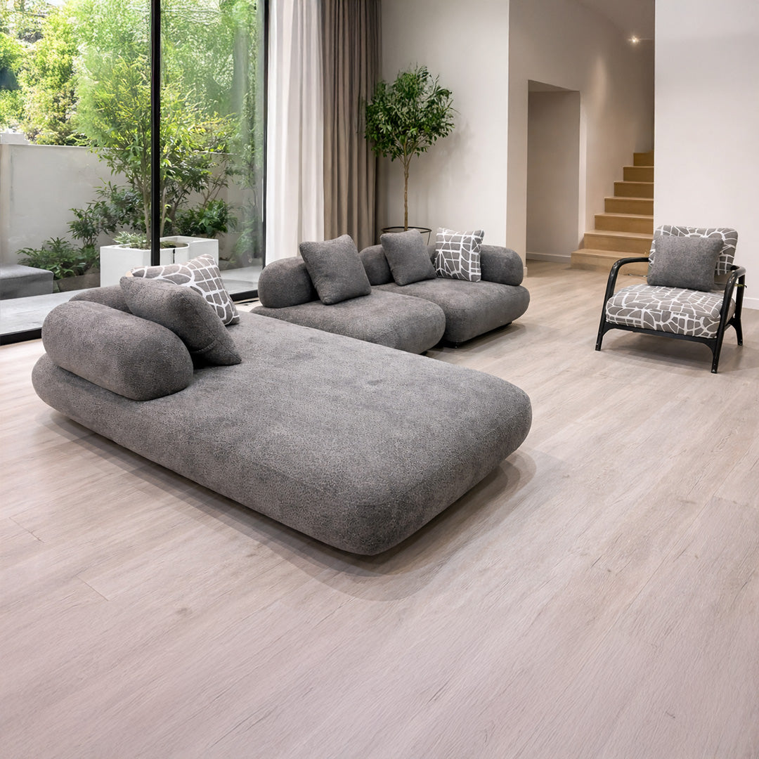 ركنة مع كرسي فوتيه