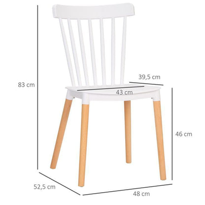 Acrylic chair - white - STOK40