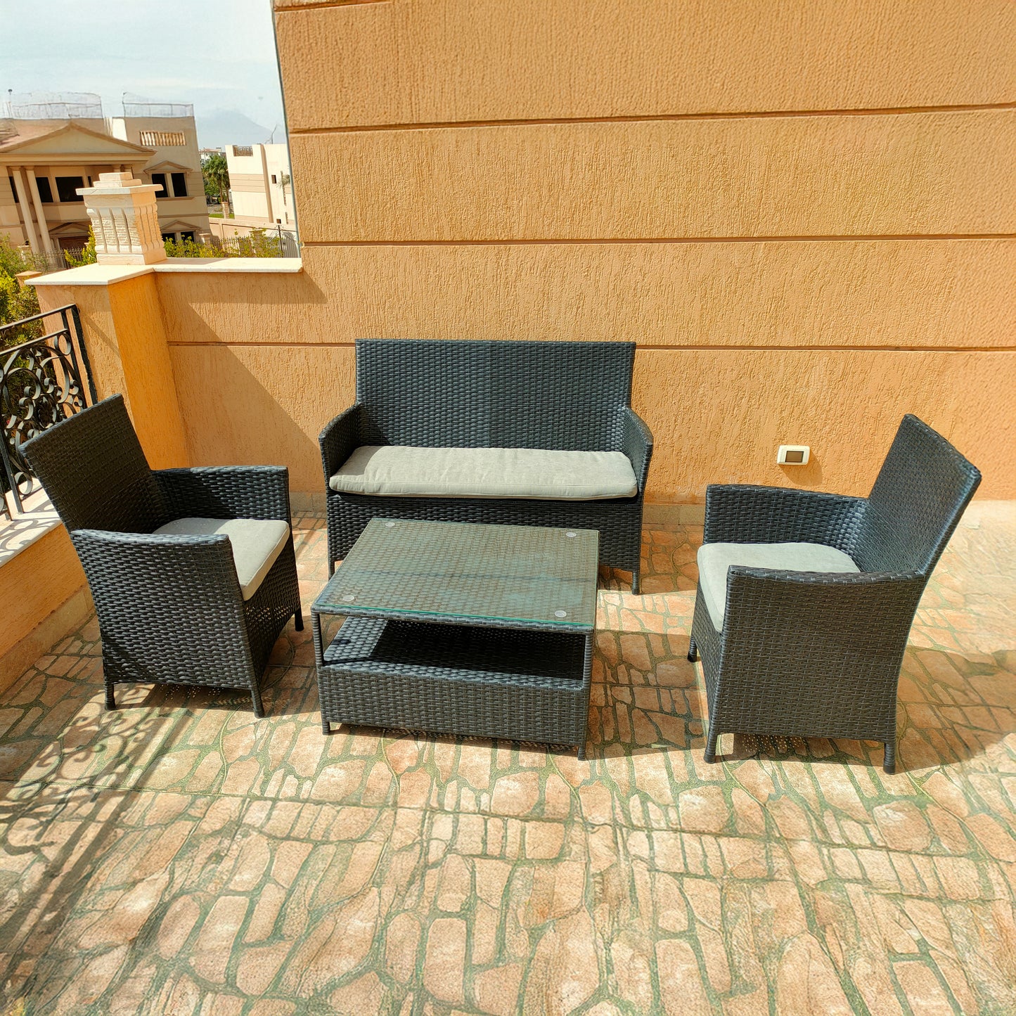 طقم أثاث خارجي - 4 قطع - ORN64