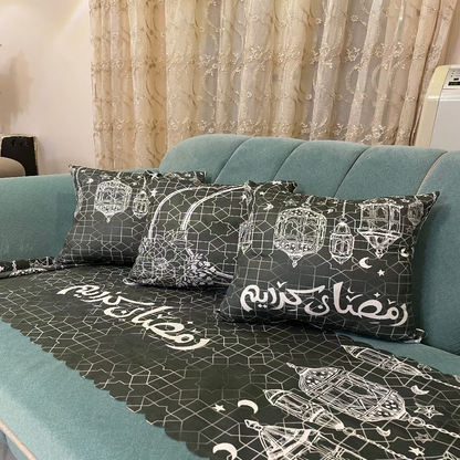 Cushion set with runner - 4 pieces - DEL98