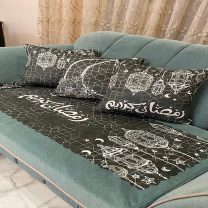 Cushion set with runner - 4 pieces - DEL98