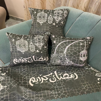 طقم كوشن مع رانر