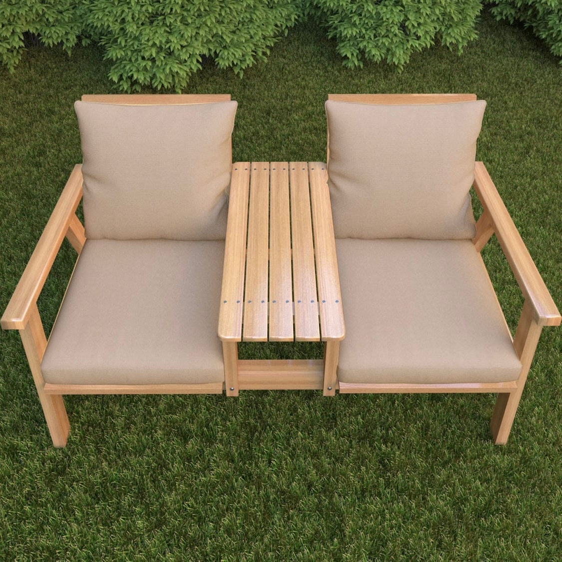 Sofa with table 73x90cm - MNR044