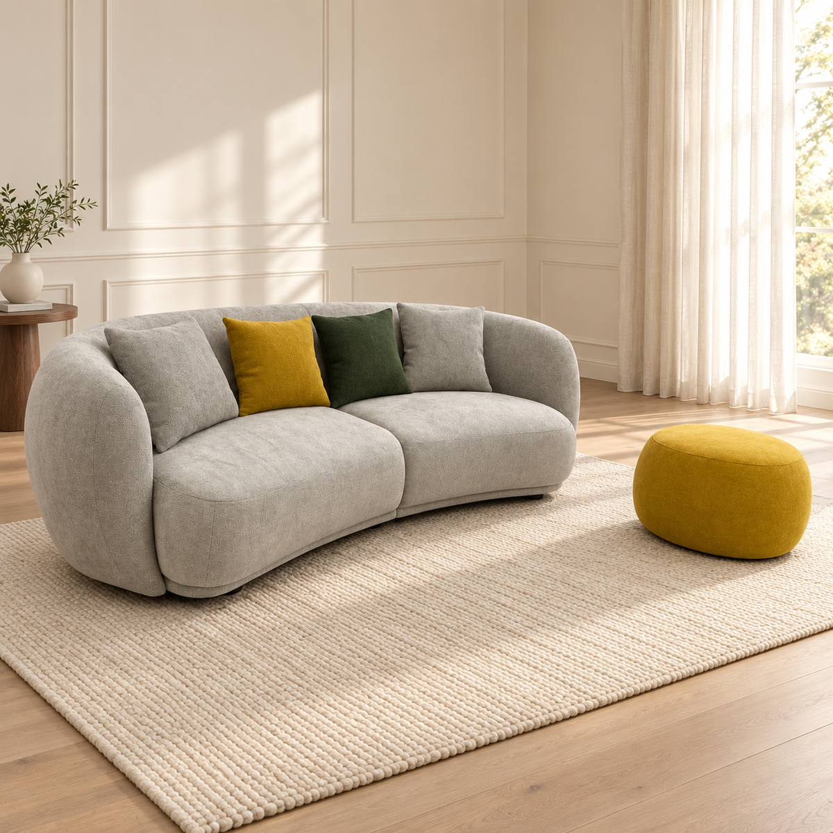 Sofa Beech Wood 200×95 cm - QBI126