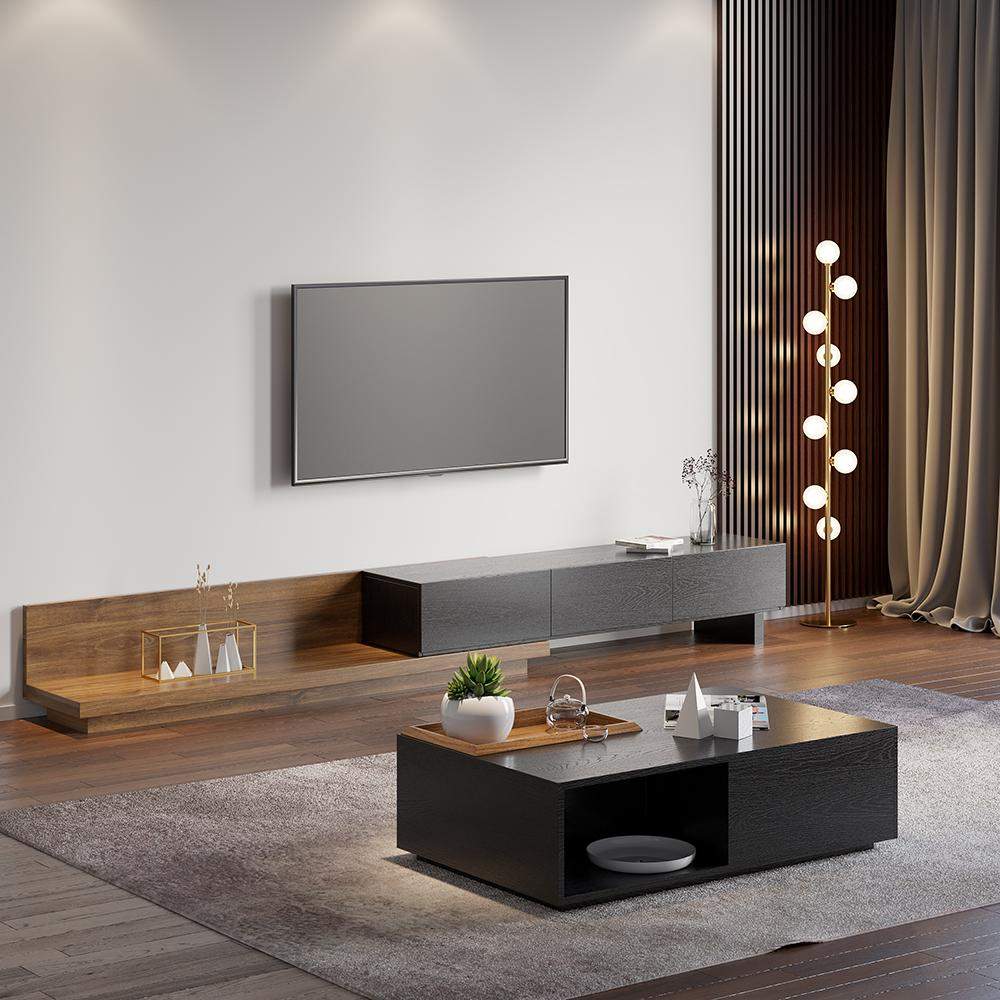 Tv Table Riyadh TV table with coffee table - NAG93 – Chic Homz