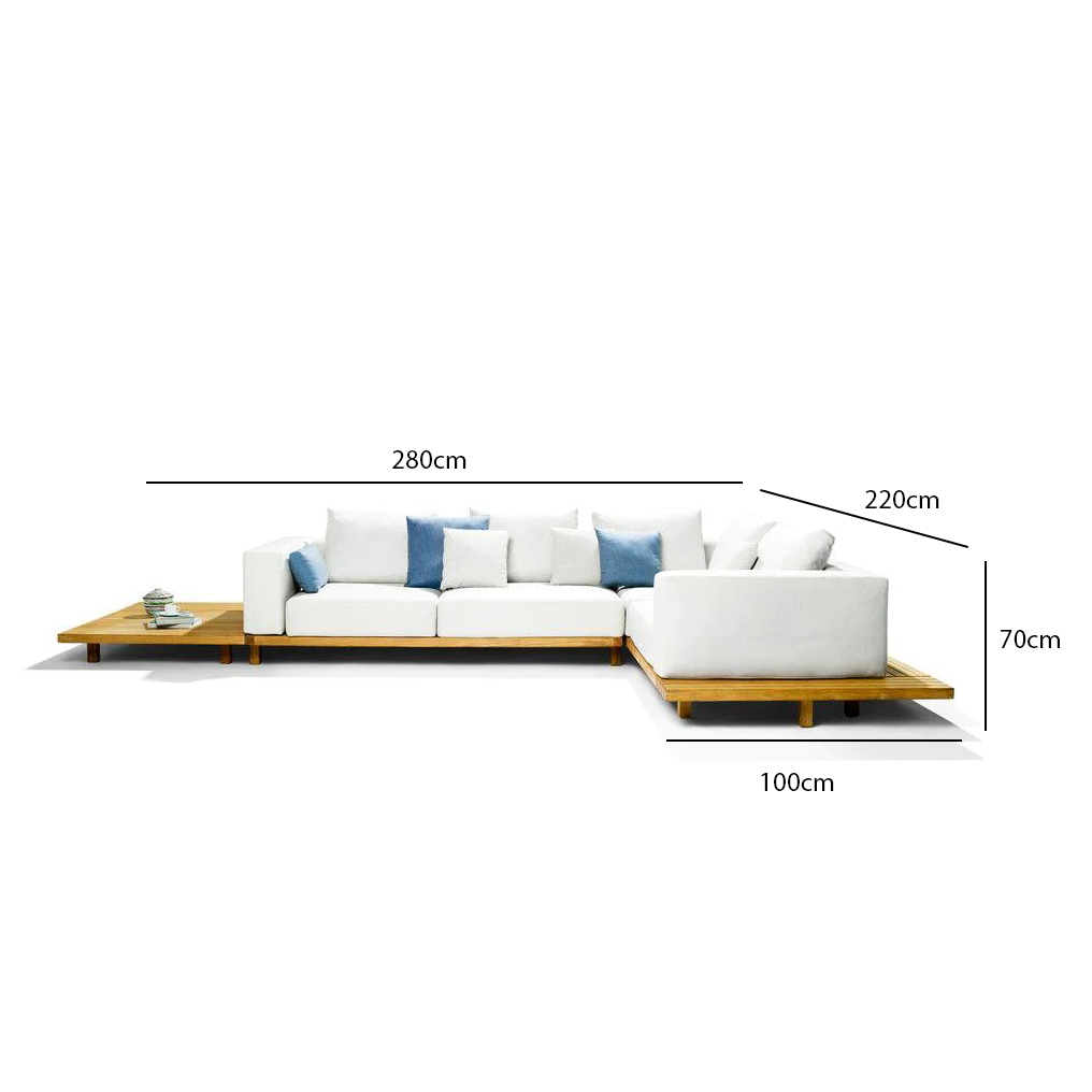 sofa Corner 280 x 220 cm - Multiple colors - KM97