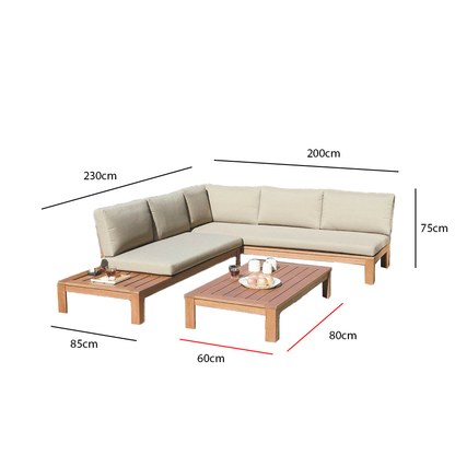 sofa Corner 230 x 200 cm - Multiple colors - KM98