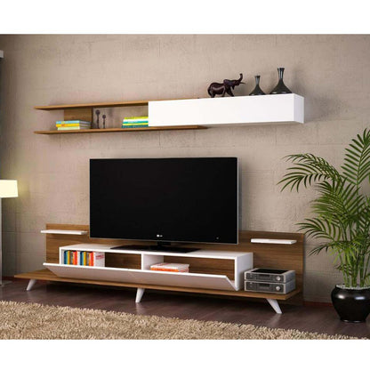 TV table with wall shelve - LOG274
