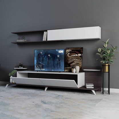 TV table with wall shelve - LOG275