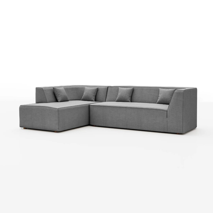 Beech wood corner sofa 280 x 170 cm - ZON3