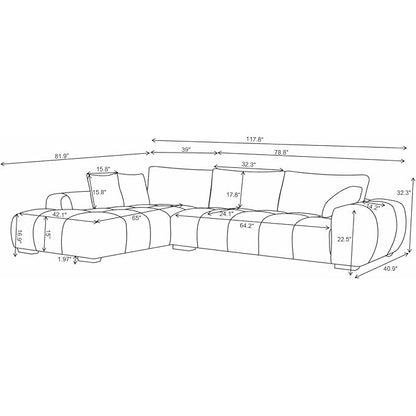 ركنة خشب زان 300×210سم - HMS11