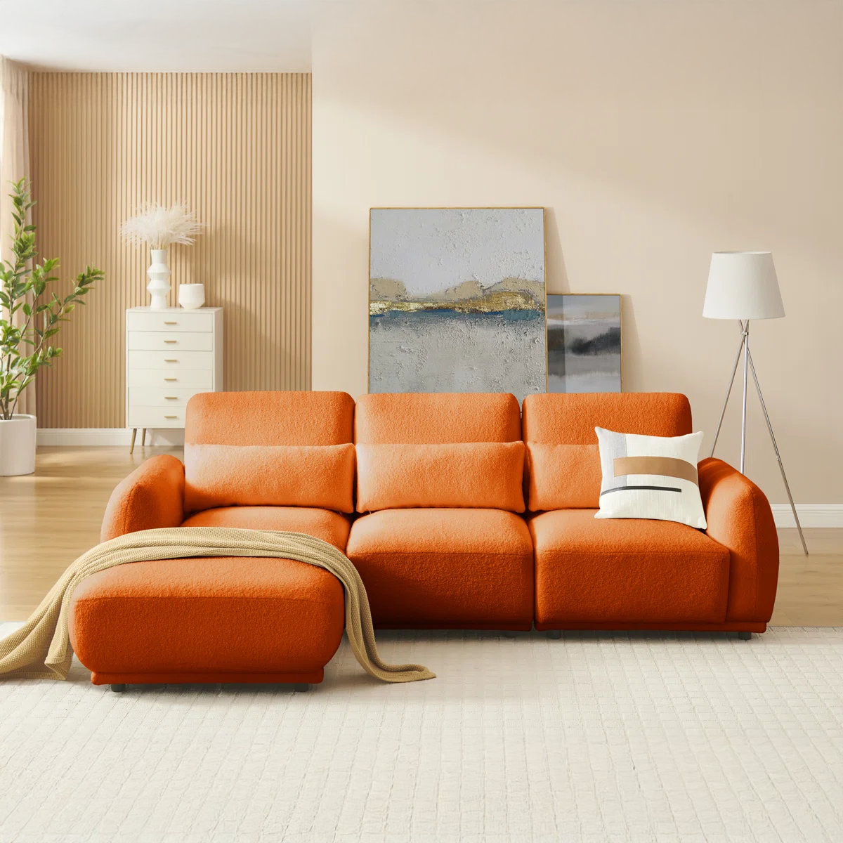 ركنة خشب زان 210×90سم - HMS1