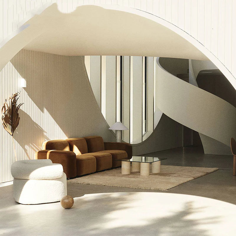 ركنة خشب زان 205×105سم - HMS5