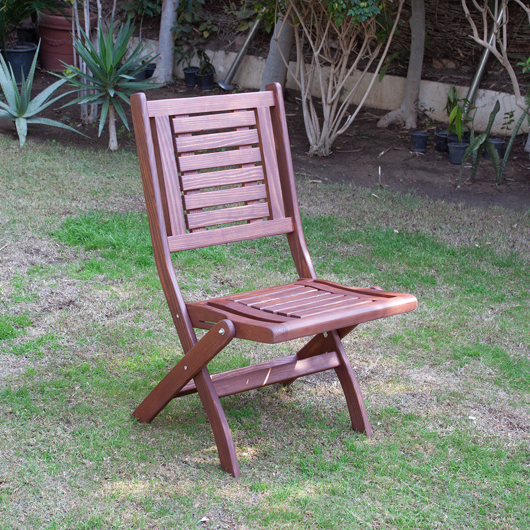 Outdoor Dining Table Foldable - 7 Pieces - JIA38