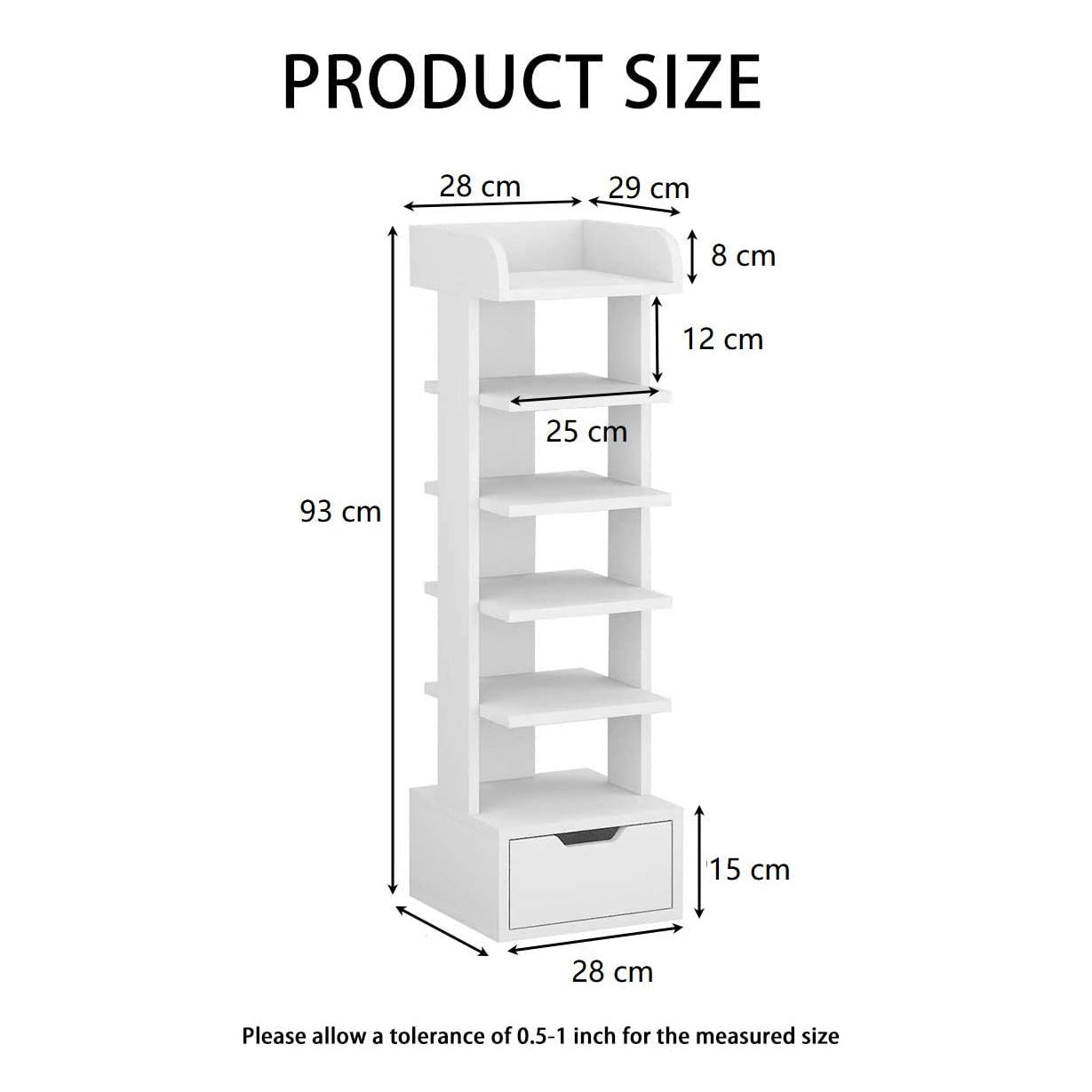 Shoe rack 93x28cm - ROX3