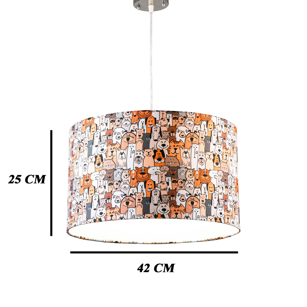 Children's Ceiling Lamp 25x42cm - TBS965