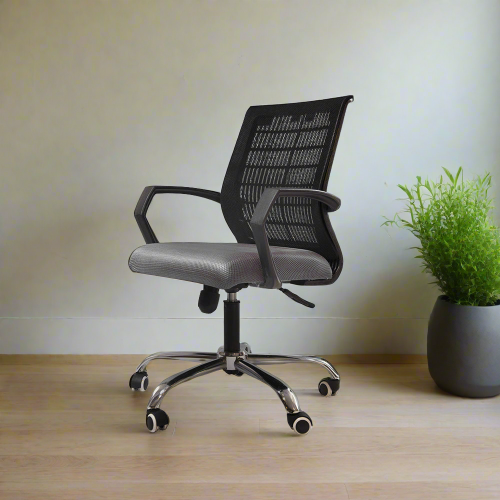 Office swivel chair black and gray - OC11