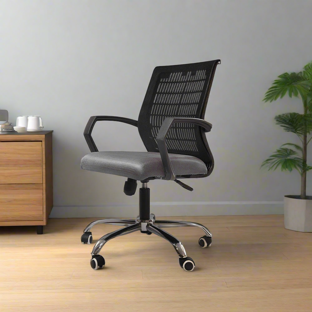 Office swivel chair black and gray - OC11