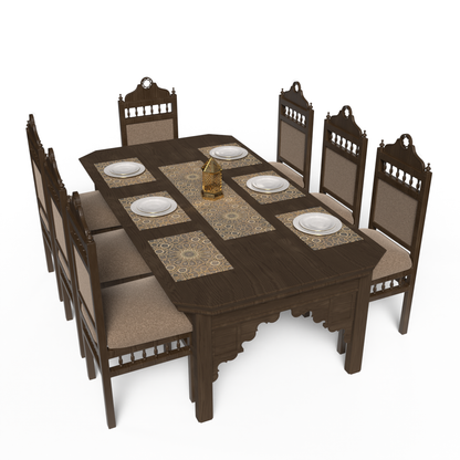 Runner and coaster set - 7 pieces - ROM31