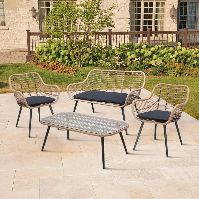 Outdoor furniture set - 4 pieces - SHP412 – Chic Homz