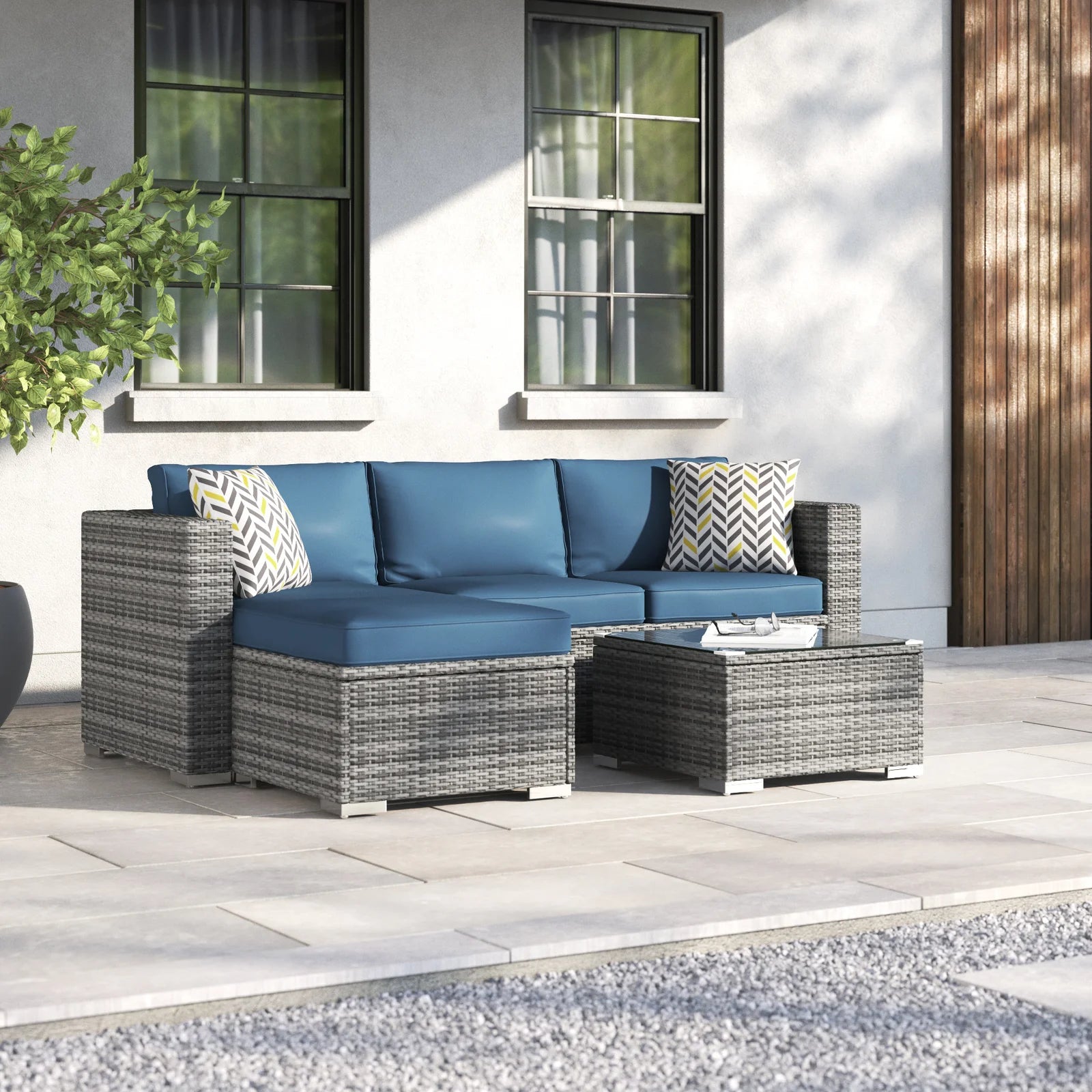 Outdoor furniture set - 3 pieces - SHP460 – Chic Homz