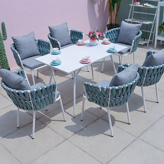 ترابيزة سفرة خارجية 7 قطع