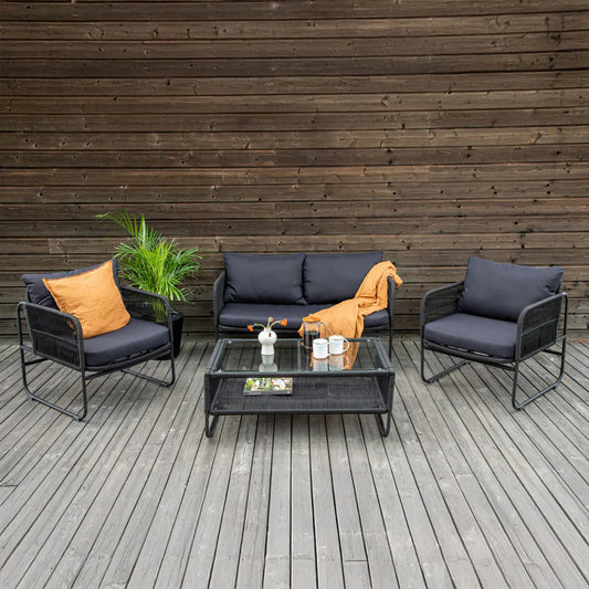 طقم اثاث خارجي 4 قطع