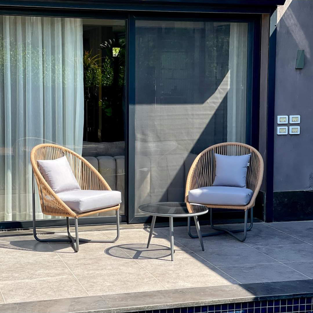 Outdoor Furniture Set - 3 Pieces - SAT218 – Chic Homz