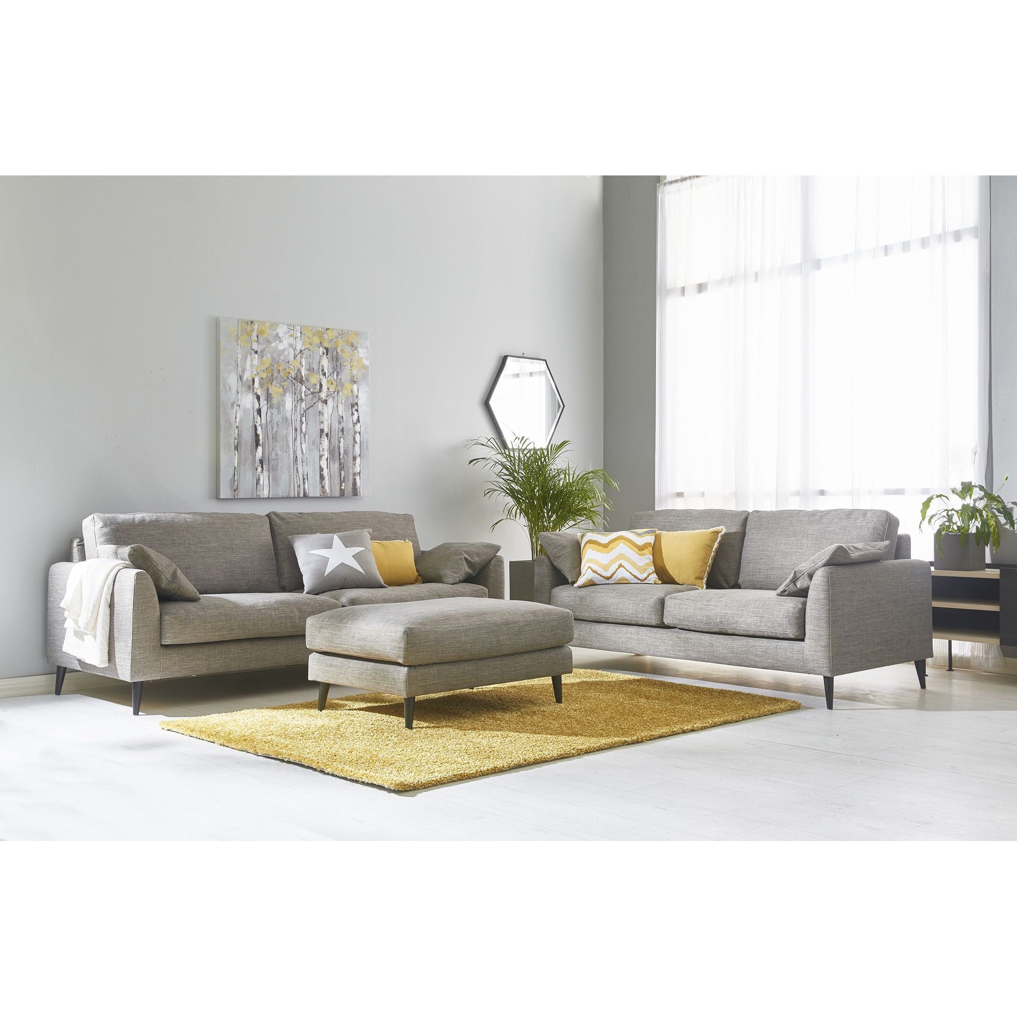 طقم أنتريه خشب زان - 3قطع-SBF56 – Chic Homz