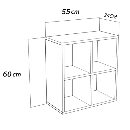 Side table 55 x 24 cm - FAN109