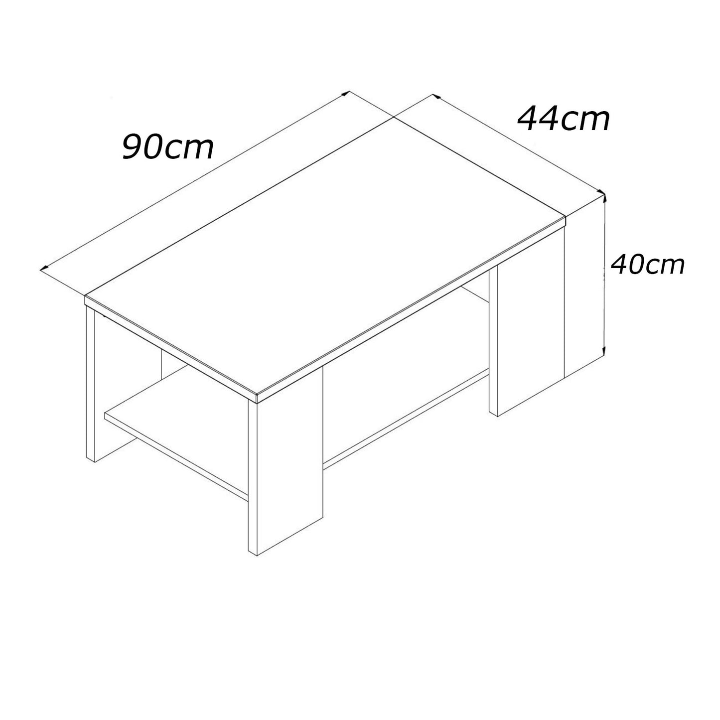 ترابيزة قهوة 90×44سم- FAN139