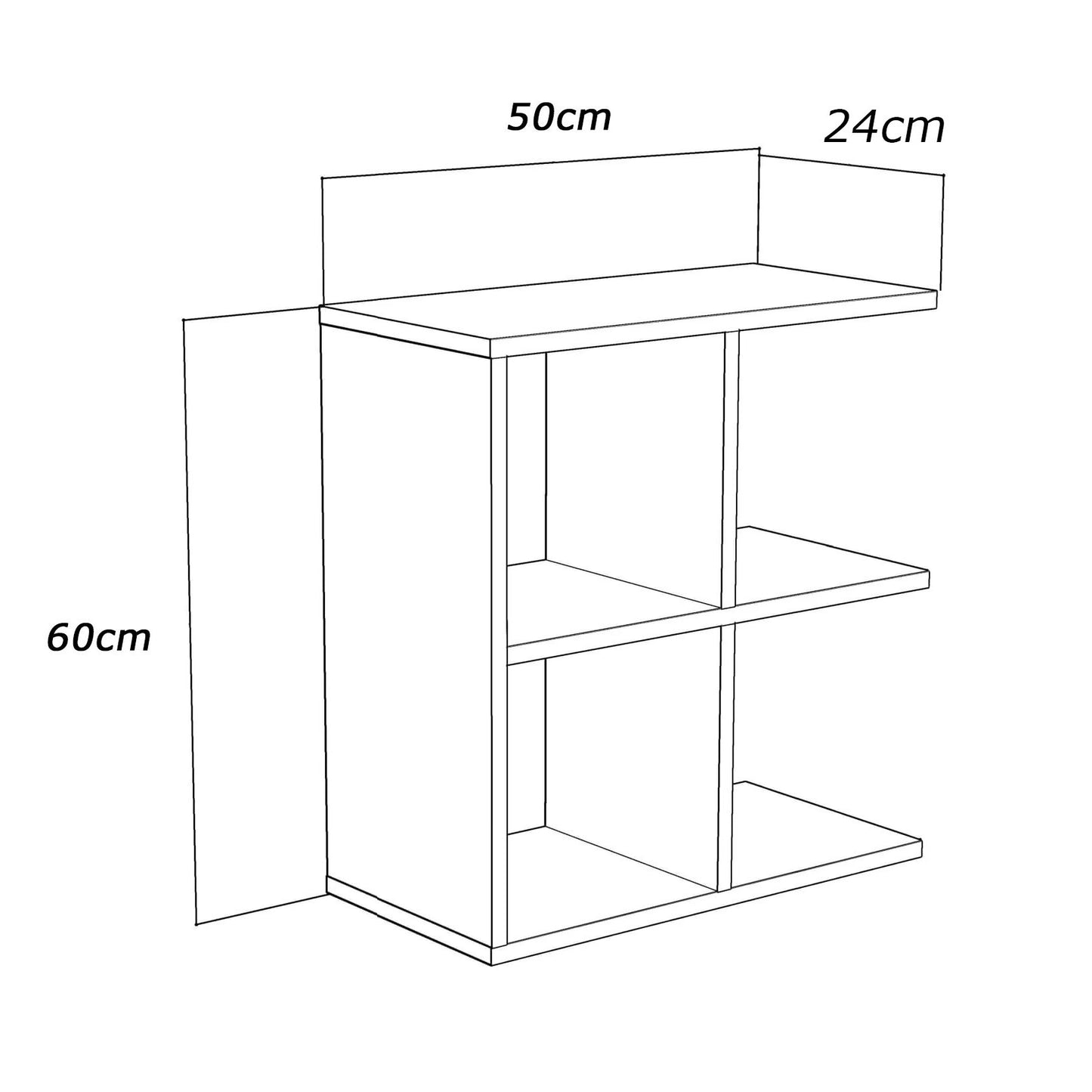 Side table 50 x 24 cm - FAN143