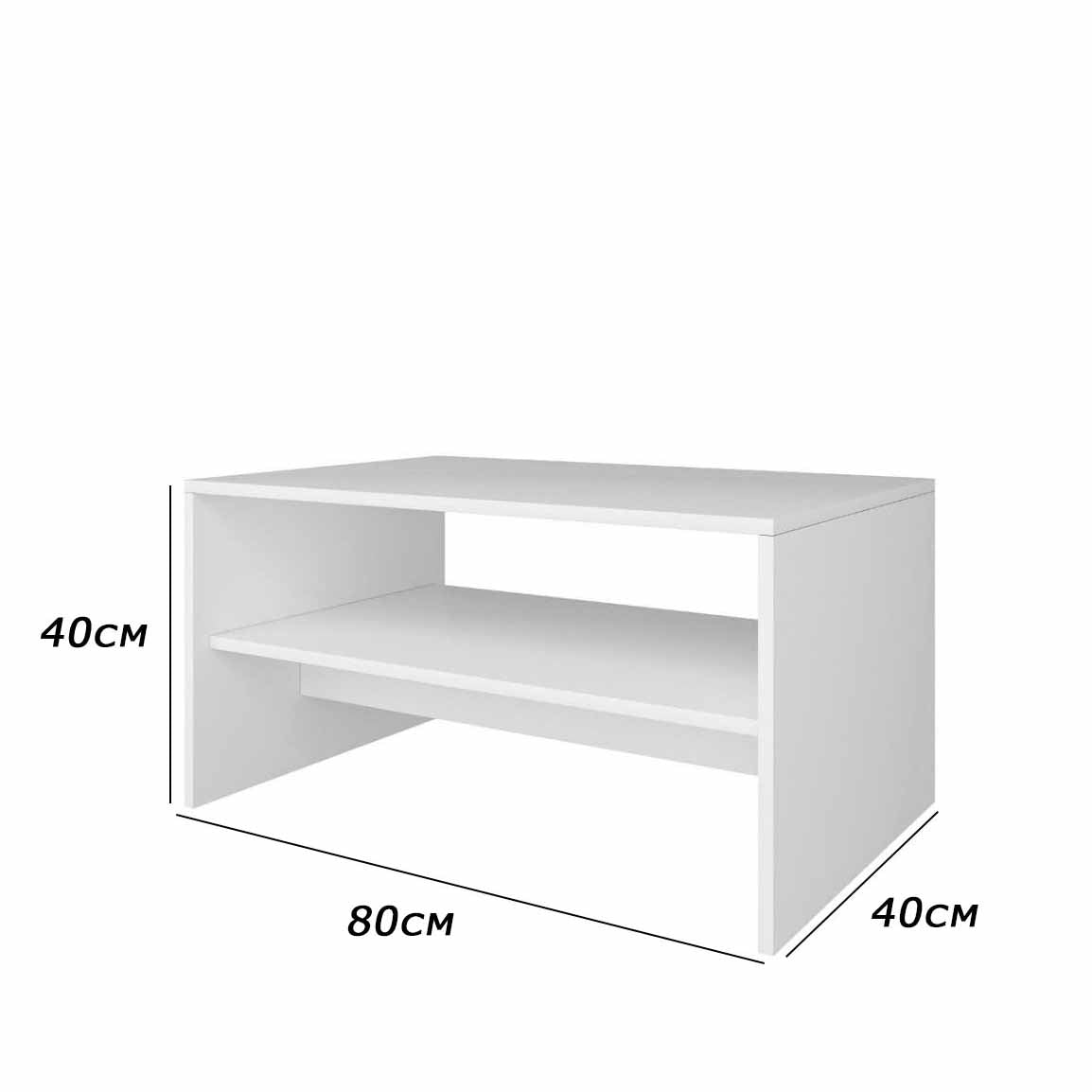 Coffee table 80 x 40 cm - FAN02