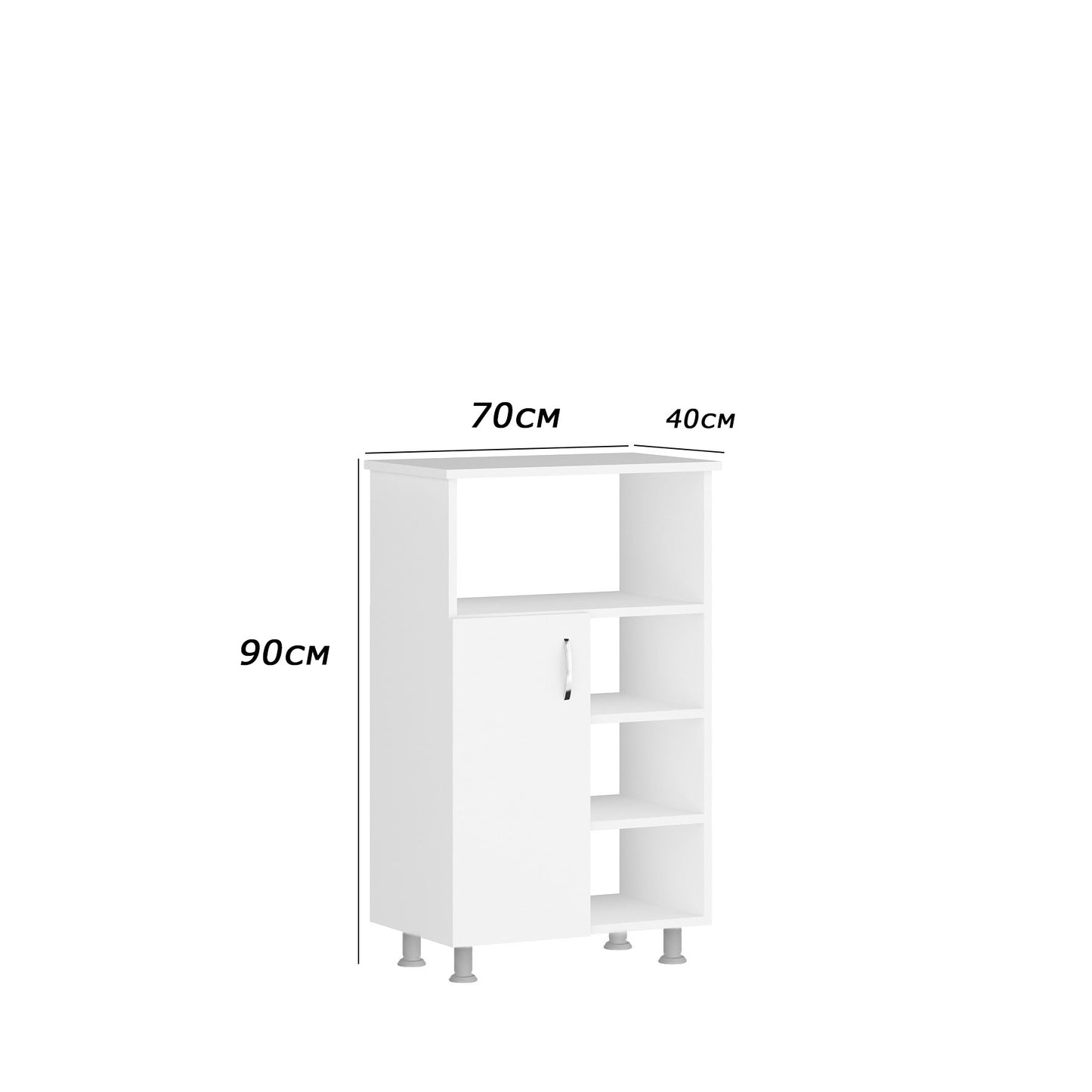 وحدة تخزين مطبخ 90×70سم- FAN58